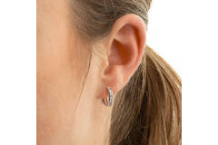  Earrings with folding clasp