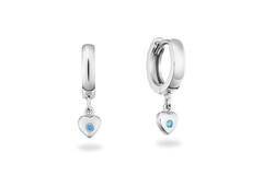  Earrings with folding clasp - Heart