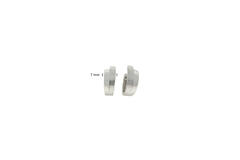  Earrings with folding clasp