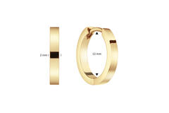  Klapoorringen - Premium Hoops - Ø 12mm