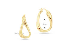  Ohrringe - Chunky Chic - Oval