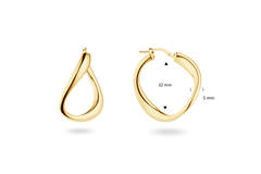  Oorringen - Chunky Chic - Rond