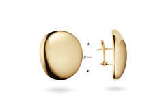  Ear clips - Chunky Chic - Round