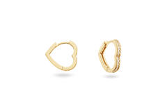  Klapoorringen - Premium Hoops - Hart