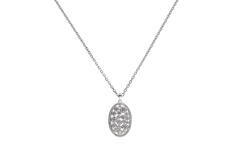  Colliers à pendentif - Argent - Zircone