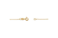  Long necklaces - Anchor - 0.75mm - 45cm - 14k Gold