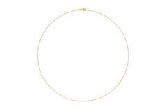  Länge Ketten - Anker - 0.75mm - 50cm - 14k Gold