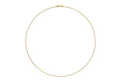  Colliers en longueur - Ancre - 1.35mm - 45cm - 14k Or