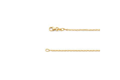  Colliers en longueur - Ancre - 1.35mm - 45cm - 14k Or