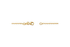  Lengte collier - Anker - 1.35mm - 50cm - 14k Goud