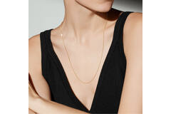  Lengte collier - Anker - 1.35mm - 60cm - 14k Goud
