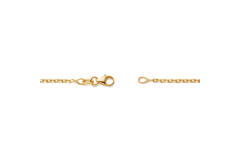  Long necklaces - Anchor - 1.6mm - 60cm - 14k Gold