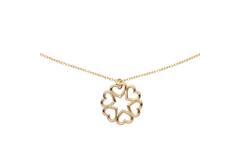  Colliers avec pierre - Ancre - 14k Or - 45cm