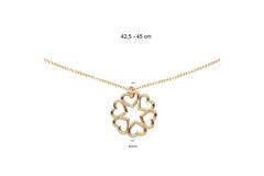  Colliers avec pierre - Ancre - 14k Or - 45cm