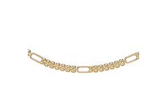  Colliers avec pierre - Maillon fantaisie - 14k Or - 45cm