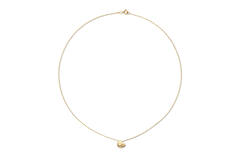  Halsketten mit Stein - Herz - Anker - 14k Gold - 45cm