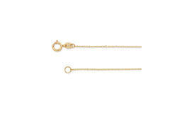  Halsketten mit Stein - Herz - Anker - 14k Gold - 45cm
