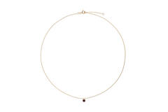  Necklaces with stone - Anchor - 14k Gold - 45cm