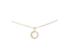  Collier - Rond - Anker - 14k Goud - 45cm