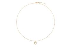  Collier - Hart - Anker - 14k Goud - 45cm