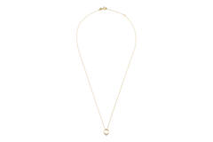  Collier - Rond - Anker - 14k Goud - 45cm