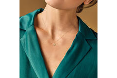 Collier - Rond - Anker - 14k Goud - 45cm