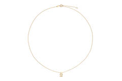  Necklaces with stone - Anchor - 14k Gold - 45cm