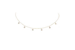  Collier - 6 Hangers - 14k Goud
