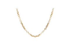  Link necklaces - Fantasy link - 14k Gold - 45cm