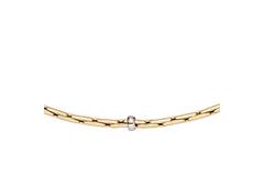  Necklaces with pendant - Round - Cardano - 14k Gold - 50cm Elegant Strength - 