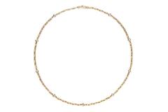  Necklaces with pendant - Round - Cardano - 14k Gold - 50cm Elegant Strength - 