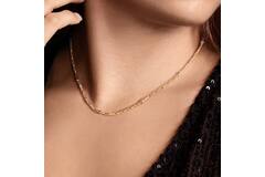  Necklaces with pendant - Round - Cardano - 14k Gold - 50cm Elegant Strength - 