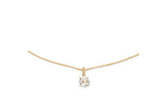  Collier - Rond - Palmier, Vossenstaart - 14k Goud - 45cm Elements of Love - 
