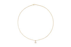  Collier - Rond - Palmier, Vossenstaart - 14k Goud - 45cm Elements of Love - 