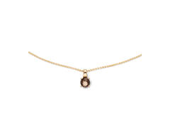  Collier - Rond - Palmier, Vossenstaart - 14k Goud - 45cm Elements of Love - 
