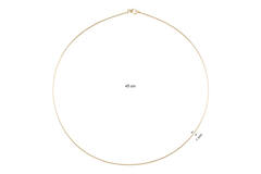  Omega necklaces - Omega - 14k Gold - 45cm