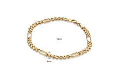  Schakelarmband - Fantasieschakel - 4mm - 19cm