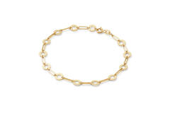  Bracelets à maillons - Maillon fantaisie - Rond - 6mm - 19cm