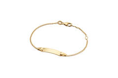  Bracelets gourmettes - Gourmette - Baby - 1mm - 14cm