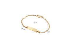  Bracelets gourmettes - Gourmette - Baby - 2mm - 12cm