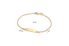  Bracelets gourmettes - Gourmette - Baby - 1mm - 14cm