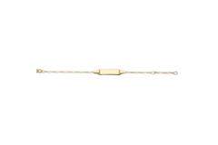  Plaatarmband - Figaro - Baby - 1mm - 12cm
