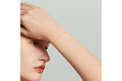  Schakelarmband - Anker - Druppel - 3mm - 19cm
