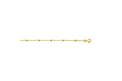  Bracelets à maillons - Ancre - 1mm - 18cm