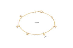  Gliederarmbänder - Anker - Rund - 3mm - 19cm