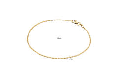 Bracelets à maillons - Maillon fantaisie - 19cm