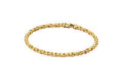  Schakelarmband - Elegant Strength - Koord - Rond - 5mm - 19cm
