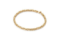  Bracelets à maillons - Elegant Strength - Chaine de roi - 4mm - 19cm
