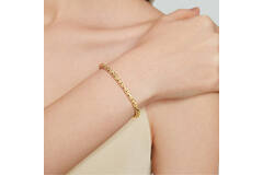 Bracelets à maillons - Elegant Strength - Chaine de roi - 4mm - 19cm