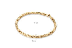 Bracelets à maillons - Elegant Strength - Chaine de roi - 4mm - 19cm